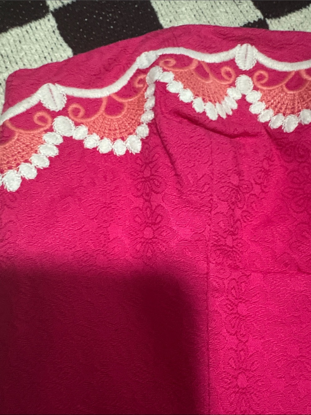 Lilly Pulitzer Azalea Pink "Maybell" Scalloped Embroidered Jacquard Mini Dress - Picture 3 of 13